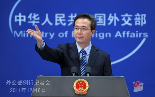 外交部發(fā)言人洪磊主持例行記者會 外交部發(fā)言人洪磊主持例行記者會