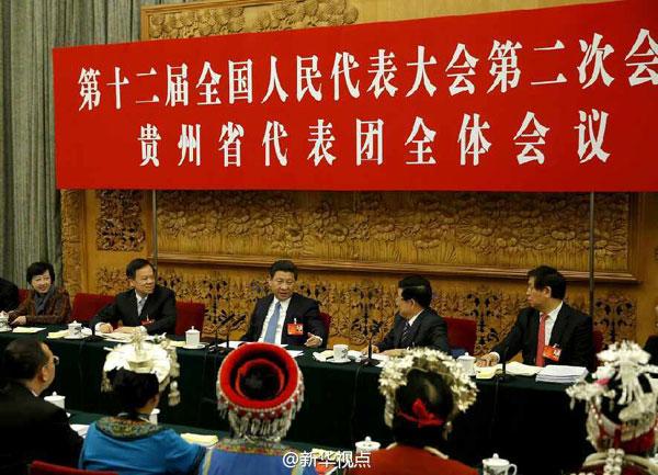 七常委參加各地方代表團(tuán)審議