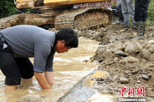 江西武寧縣千年烏木重見天日樹齡在4000年以上