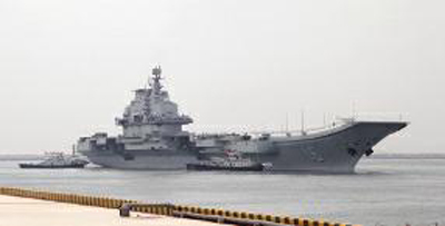 遼寧艦是我國(guó)海軍第一艘航母，新型航母將會(huì)比它更大更先進(jìn) 資料圖片