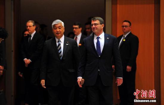 安倍與美防長會談 稱將解禁自衛(wèi)權加強日美同盟