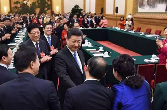 習(xí)近平參加十二屆全國人大四次會議湖南代表團的審議