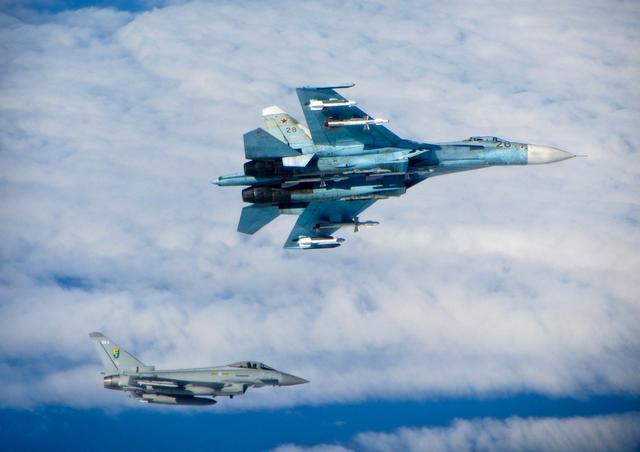 英國臺風戰(zhàn)機在波羅的海4個月攔截40架次俄軍機