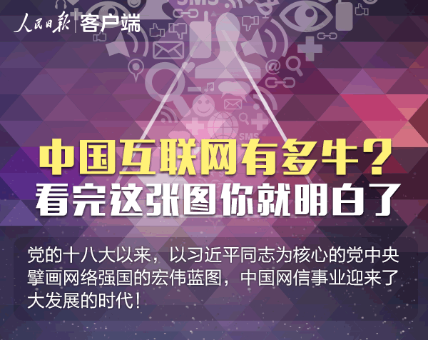 中國互聯(lián)網(wǎng)有多牛？看完這張圖你就明白了